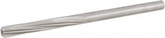 Hertel - #12 High Speed Steel 6 Flute Chucking Reamer - Apex Tool & Supply