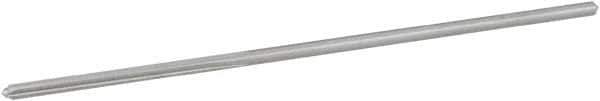 Hertel - 0.118" High Speed Steel 4 Flute Chucking Reamer - Straight Flute, 0.112" Straight Shank, 7/8" Flute Length, 3-1/2" OAL - Apex Tool & Supply