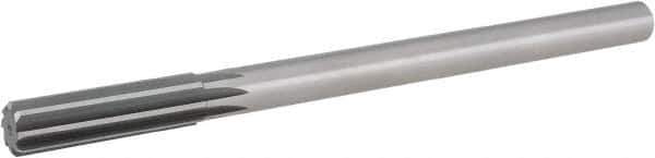 Hertel - 3/4" Cobalt Chucking Reamer - Straight Flute, 5/8" Straight Shank, 2-1/2" Flute Length, 9-1/2" OAL - Apex Tool & Supply