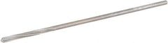 Hertel - 1/16" Cobalt 4 Flute Chucking Reamer - Spiral Flute, 0.0585" Straight Shank, 1/2" Flute Length, 2-1/2" OAL - Apex Tool & Supply