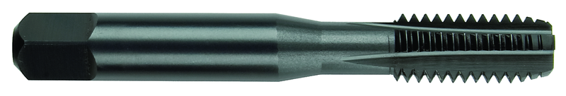 7/16-14 Dia. - GH3 - 4 FL - Premium HSS - Black Oxide - Semi Bottoming Straight FL Tap - Apex Tool & Supply