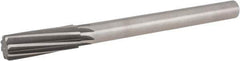Hertel - 3/4" High Speed Steel 8 Flute Chucking Reamer - Spiral Flute, 5/8" Straight Shank, 2-1/2" Flute Length, 9-1/2" OAL - Apex Tool & Supply