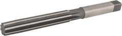 Hertel - 19/32" Diam, Straight Shank, 3-3/8" Flute, Hand Reamer - Apex Tool & Supply