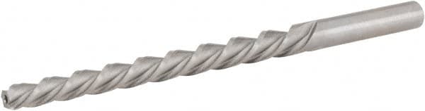 Hertel - #2 Pin, 0.2008" Diam, 0.1605" Small End, 13/64" Diam Straight Shank, 1-15/16" Flute, Taper Pin Reamer - Apex Tool & Supply