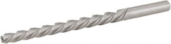 Hertel - #3 Pin, 0.2294" Diam, 0.1813" Small End, 15/64" Diam Straight Shank, 2-5/16" Flute, Taper Pin Reamer - Apex Tool & Supply