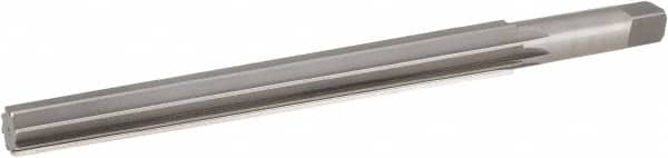 Hertel - #11 Pin, 0.878" Diam, 0.706" Small End, 3/4" Diam Straight Shank, 8-1/4" Flute, Taper Pin Reamer - Apex Tool & Supply