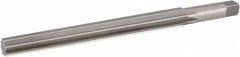 Hertel - #10 Pin, 0.7216" Diam, 0.5799" Small End, 5/8" Diam Straight Shank, 6-13/16" Flute, Taper Pin Reamer - Apex Tool & Supply