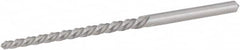 Hertel - #5/0 Pin, 0.0966" Diam, 0.0719" Small End, 7/64" Diam Straight Shank, 1-3/16" Flute, Taper Pin Reamer - Apex Tool & Supply