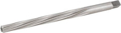 Hertel - #2 Pin, 0.2008" Diam, 0.1605" Small End, 13/64" Diam Straight Shank, 1-15/16" Flute, Taper Pin Reamer - Apex Tool & Supply