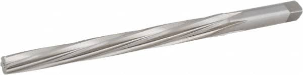 Hertel - #6 Pin, 0.354" Diam, 0.2773" Small End, 23/64" Diam Straight Shank, 3-11/16" Flute, Taper Pin Reamer - Apex Tool & Supply