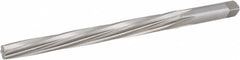 Hertel - #6 Pin, 0.354" Diam, 0.2773" Small End, 23/64" Diam Straight Shank, 3-11/16" Flute, Taper Pin Reamer - Apex Tool & Supply