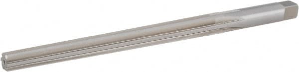 Hertel - #7 Pin, 0.422" Diam, 0.3297" Small End, 13/32" Diam Straight Shank, 4-7/16" Flute, Taper Pin Reamer - Apex Tool & Supply