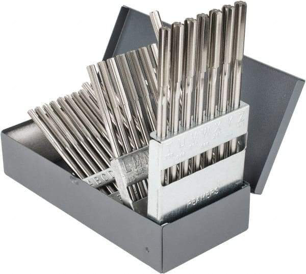 Hertel - A to Z, Chucking Reamer Set - Straight Flute, Right Hand Cut, 26 Pieces - Apex Tool & Supply