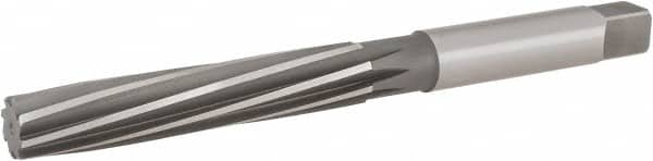 Hertel - 25/32" Diam, Straight Shank, 4.38" Flute, Hand Reamer - Apex Tool & Supply
