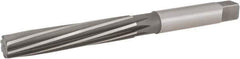 Hertel - 23/32" Diam, Straight Shank, 4.06" Flute, Hand Reamer - Spiral Flute, 8.13" OAL, Left Hand Spiral, Right Hand Cut, 8 Flutes, High Speed Steel - Apex Tool & Supply