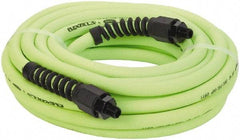 Legacy - 3/8" ID x 0.61" OD 35' Long Multipurpose Air Hose - MNPT x MNPT Ends, 300 Working psi, 150°, 1/4" Fitting, Green - Apex Tool & Supply