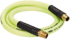 Legacy - 1/2" ID x 0.74" OD 6' Long Lead-In Whip Hose - FNPT x MNPT Swivel Ends, 300 Working psi, 140°, 1/2" Fitting, Green - Apex Tool & Supply