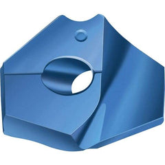 Walter - Series P6001, 9/16" Diam Grade WPP45C Replaceable Drill Tip - Carbide, TiAlN/TiAl Finish - Apex Tool & Supply