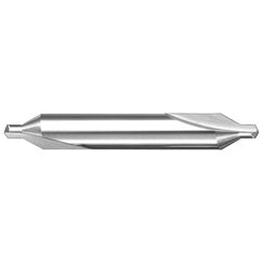 #6 × 3″ OAL 60 Degree Carbide Plain Combined Drill and Countersink Uncoated - Apex Tool & Supply