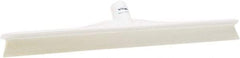 Vikan - 19.67" Rubber Blade Floor Squeegee - Single Edge, White, Plastic Holder - Apex Tool & Supply