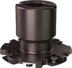 Seco - Shell Mount Connection, 0.8071" Cutting Width, 0.807" Depth of Cut, 3" Cutter Diam, 3/4" Hole Diam, 8 Tooth Indexable Slotting Cutter - R335.19 Toolholder, 335.19-1204 Insert - Apex Tool & Supply