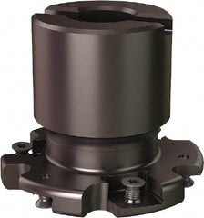 Seco - Shell Mount Connection, 0.5551" Cutting Width, 0.555" Depth of Cut, 2-1/2" Cutter Diam, 3/4" Hole Diam, 6 Tooth Indexable Slotting Cutter - R335.19 Toolholder, 335.19-1205 Insert - Apex Tool & Supply
