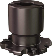 Seco - Shell Mount Connection, 0.5551" Cutting Width, 0.555" Depth of Cut, 2-1/2" Cutter Diam, 3/4" Hole Diam, 6 Tooth Indexable Slotting Cutter - R335.19 Toolholder, 335.19-1204 Insert - Apex Tool & Supply