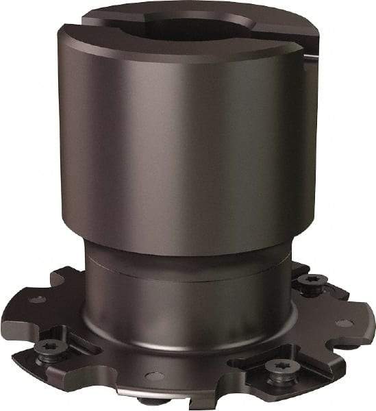 Seco - Shell Mount Connection, 0.5591" Cutting Width, 0.559" Depth of Cut, 2-1/2" Cutter Diam, 3/4" Hole Diam, 8 Tooth Indexable Slotting Cutter - R335.19 Toolholder, 335.19-1102 Insert - Apex Tool & Supply