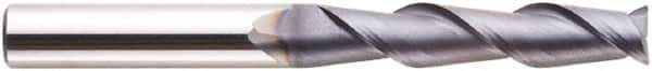 Niagara Cutter - 1/4", 2 Flute, Single End, Solid Carbide, 0.01" Corner Radius End Mill - 3" OAL, 10° Helix, Right Hand Flute, 1-1/4" LOC, Right Hand Cut - Apex Tool & Supply