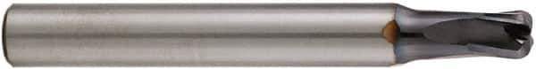 Niagara Cutter - 5/16", 4 Flute, Single End, Solid Carbide, 0.08" Corner Radius End Mill - 3" OAL, 20° Helix, Right Hand Flute, 5/16" LOC, Right Hand Cut, 3/4" Extended Reach - Apex Tool & Supply