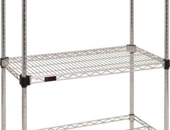 Eagle MHC - 36" Wide, 1-1/8 High, Open Shelving Accessory/Component - Steel Chrome Plated, Chrome Finish, 24" Deep, Use with Eagle MHC Shelving - Apex Tool & Supply