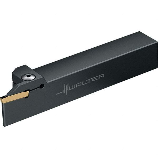 Walter - External Thread, 0.472" Max Depth of Cut, 3mm Min Groove Width, 145mm OAL, Right Hand Indexable Grooving Cutoff Toolholder - 25.4mm Shank Height x 25.4mm Shank Width, GX24-2E3/F3.. Insert Style, G1011 Toolholder Style - Apex Tool & Supply