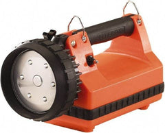 Streamlight - White LED Bulb, 615 Lumens, Spotlight/Lantern Flashlight - Orange Plastic Body, 1 6V Battery Included - Apex Tool & Supply