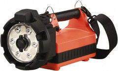 Streamlight - White LED Bulb, 5,300 Lumens, Spotlight/Lantern Flashlight - Orange Plastic Body, 1 12V Battery Included - Apex Tool & Supply