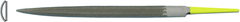 6" INOX Half-Round Ring File, Cut 0 - Apex Tool & Supply