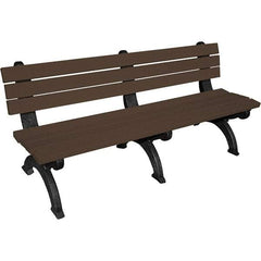 Vestil - 6' Long x 29" Wide, Recycled Plastic Bench Seat - Apex Tool & Supply