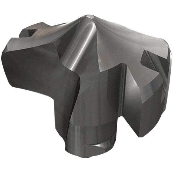 Iscar - Series HCP-IQ, 13.8mm Diam Grade IC908 Replaceable Drill Tip - Carbide, TiAlN/TiN Finish, 13 Seat Size - Apex Tool & Supply
