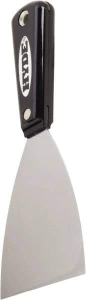 Hyde Tools - Flexible High Carbon Steel 1-Edge Scraper - 3-1/2" Blade Width, Nylon Handle - Apex Tool & Supply