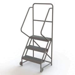 TRI-ARC - Rolling & Wall Mounted Ladders & Platforms Type: TiltNRoll Rolling Ladder Style: Tilt & Roll Safety Ladder - Apex Tool & Supply