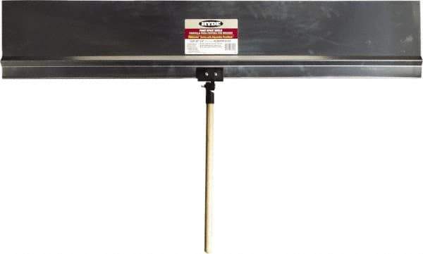 Hyde Tools - 48" Wide Flexible Blade Aluminum Painters Assistant - Stiff, Wood Handle - Apex Tool & Supply