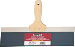 Hyde Tools - 14" Wide Flexible Blade Steel Joint Knife - Flexible, Hardwood Handle - Apex Tool & Supply