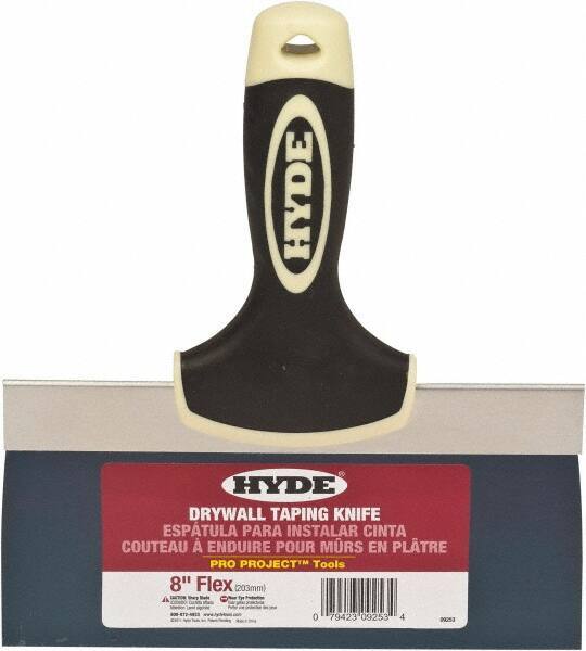 Hyde Tools - 8" Wide Flexible Blade Steel Joint Knife - Flexible - Apex Tool & Supply