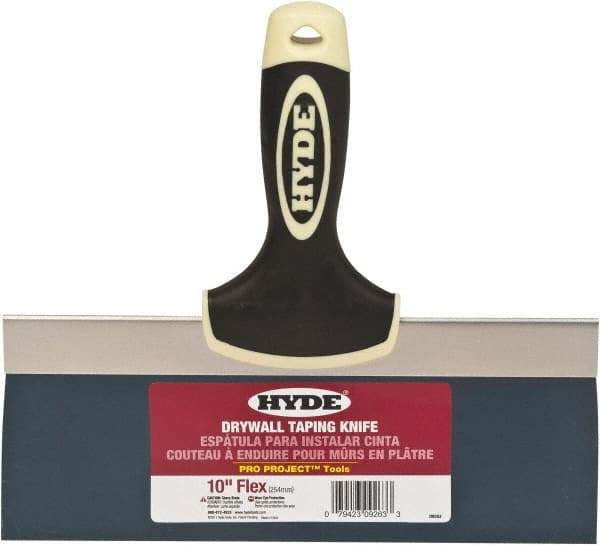 Hyde Tools - 10" Wide Flexible Blade Steel Joint Knife - Flexible - Apex Tool & Supply