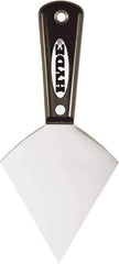 Hyde Tools - 3-1/2" Wide Point Edge Blade Steel Joint Knife - Stiff, Nylon Handle - Apex Tool & Supply