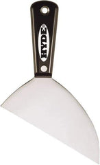 Hyde Tools - 6" Wide Point Edge Blade Steel Joint Knife - Stiff, Nylon Handle - Apex Tool & Supply
