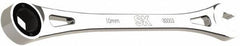 SK - 10mm 6 Point Combination Wrench - 7-3/4" OAL, Steel, Full Polish Finish - Apex Tool & Supply