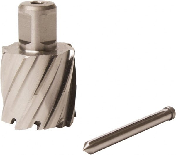 Fein - 1-9/16" Diam x 1" Deep High Speed Steel Annular Cutter - Apex Tool & Supply