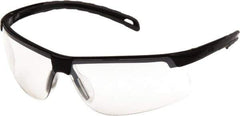 PYRAMEX - Photochromic Lenses, Framed Safety Glasses - Scratch Resistant, Black Polycarbonate Frame, Size Universal, Wrap Around - Apex Tool & Supply