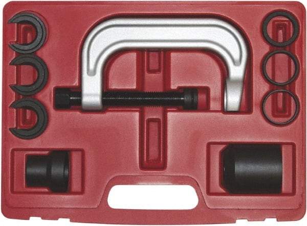 OEM Tools - 9 Piece Upper Control Arm Bushing Chassis/Under Carriage Service Set - C-frame, Screw Assembly, Adapters - Apex Tool & Supply