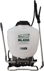 Smith Performance Sprayers - 4 Gal Chemical Safe Garden Backpack Sprayer - Polyethylene Tank, Wide Mouth, Reinforced Hose - Apex Tool & Supply